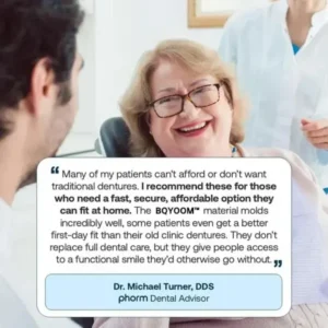 BQYOOM™ Custom-Fit Full Functional Dentures