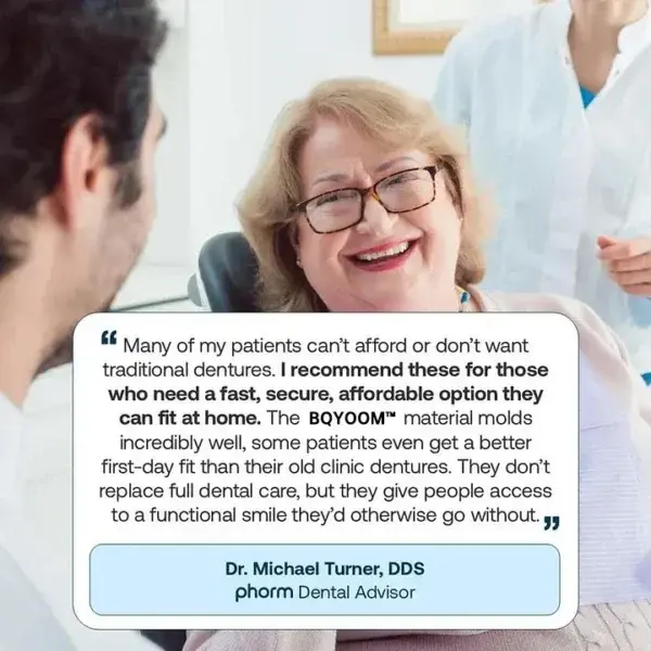 BQYOOM™ Custom-Fit Full Functional Dentures