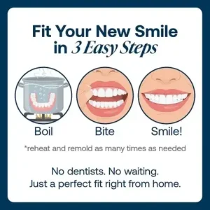 BQYOOM™ Custom-Fit Full Functional Dentures